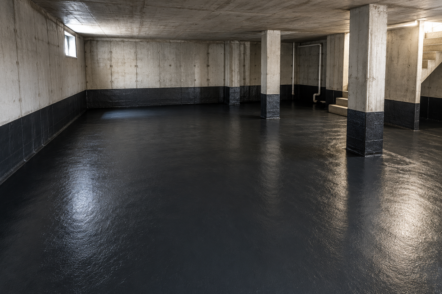 Basement waterproofing